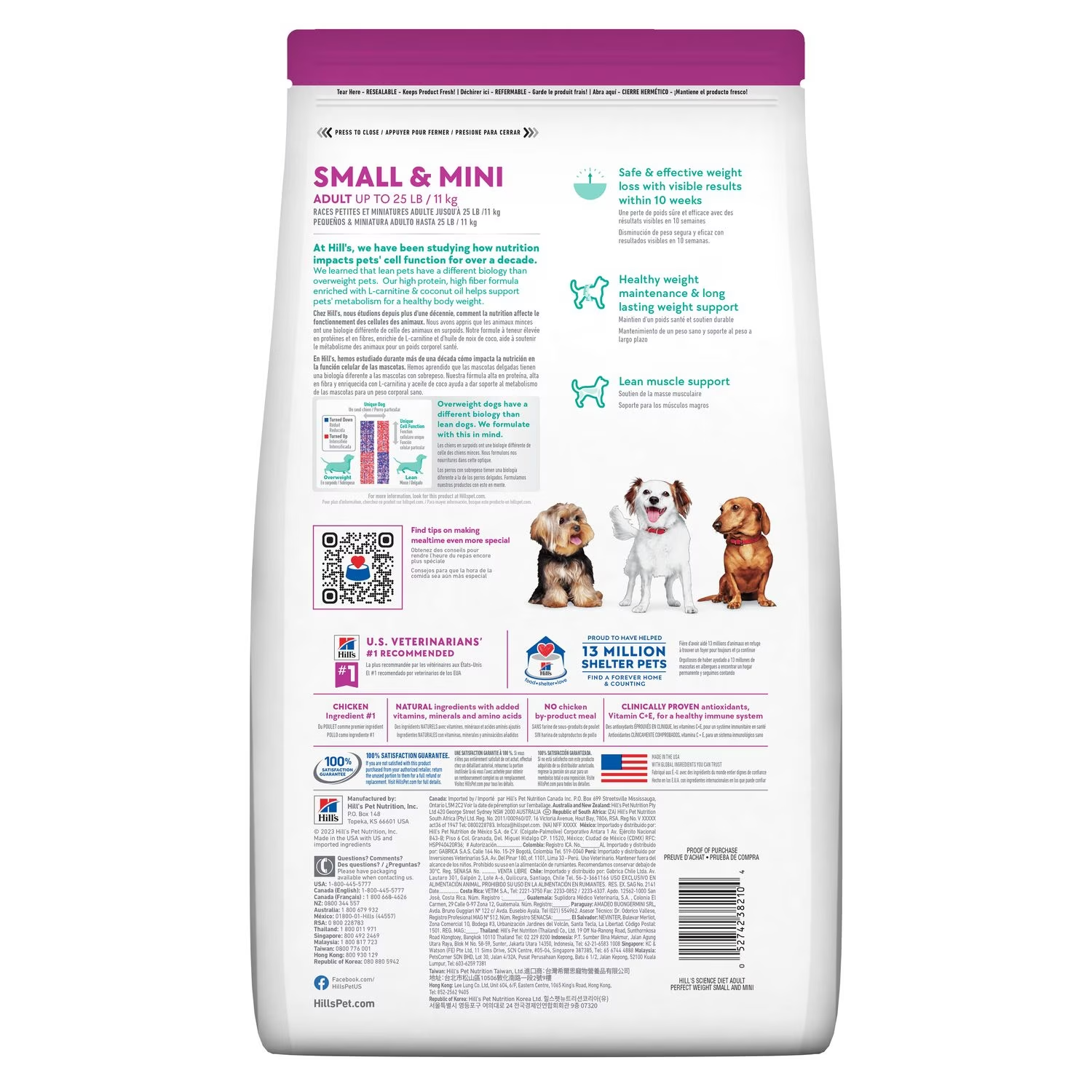 Hills Adulto Perfect Weight Small & Mini Chicken Hills Adulto Perfect Weight Small & Mini Chicken